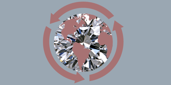 image denoting a circular diamond economy